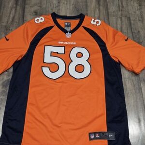 NFL Orange and Black Broncos Jersey
